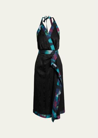 Dries Van Noten Dole Bis Halter Midi Dress