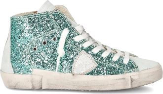 Philippe Model High-Top Sneakers - Dames - Sneakers - Blauw - 38 EU - Katoen - Schoenen