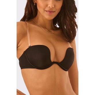Lascana Multiway Plunge Bra in Black at Nordstrom, Size 38B