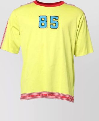 Dolce & Gabbana cotton logo-embroidered crew-neck t-shirt