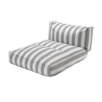 Blomus Stay Outdoor-Bett, 120 x 190 cm, lily white / elephant skin