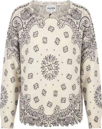 Kujten Round-neck Truien - Dames - Ronde hals truien - Veelkleurig - M - Truien & Vesten