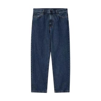 Carhartt Work in Progress Straight Fit Jeans, male, Blue, W33, Straight Jeans