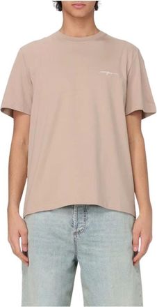 Msgm Hombre, Camisetas, Beige, Talla: L