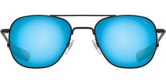 American Optical ORIGINAL PILOT Polarized 3BMNP Mens Sunglasses Black Size 52