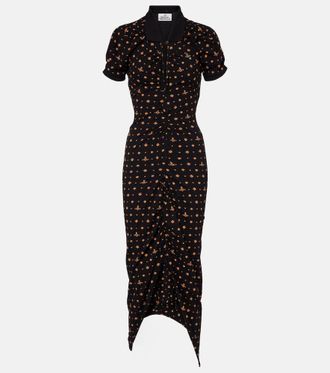 【Vivienne Westwood】プルタータン コットン ミディドレス Vivienne Westwood