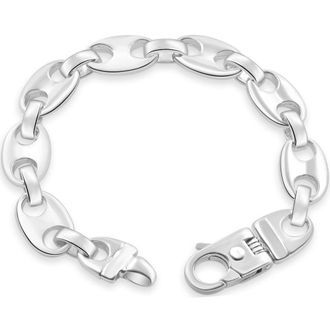 Pompeii3 Mens 14k Gold (78gram) or Platinum (146gram) 13.5mm Link Bracelet 8.5