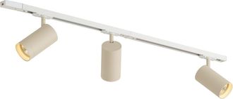 QAZQA Qazqa Sistema De Iluminaci&oacute;n De Riel Moderno Con 3 Focos Blanco