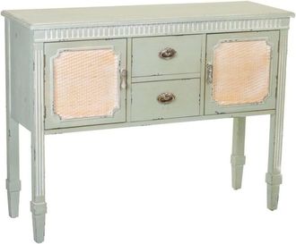 Wanderlust Deco Wanderlust Deco - Aparador De Madera Verde 108x36x82