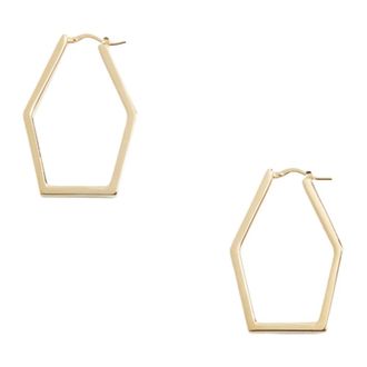 La DoubleJ Accessoires, Dames, Geel, ONE Size, Portal Hoops