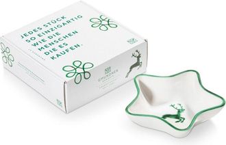 Gmundner Keramik Gmundner Keramik - Cer&aacute;mica Gmundner Ciervo Verde, Cuenco Estrella (l 14 Cm)