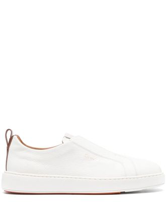Santoni Sneakers in pelle - Bianco