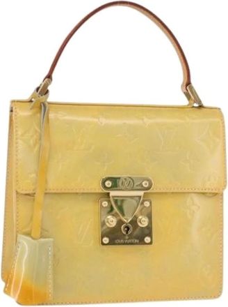 Louis Vuitton Pre-owned Handbags, female, Yellow, Size: ONE SIZE Pre-owned Hand Bag