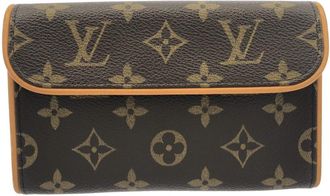 Louis Vuitton Brown Coated Canvas Fanny Pack Pochette (Pre-Owned)
