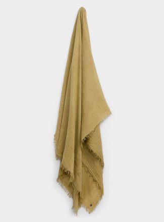 Fraas Womens Fringed raw weave lightweight scarf