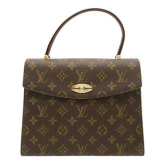 Louis Vuitton Pre-owned Handbags, female, Brown, Size: ONE SIZE Pre-owned Monogram Canvas Handbag