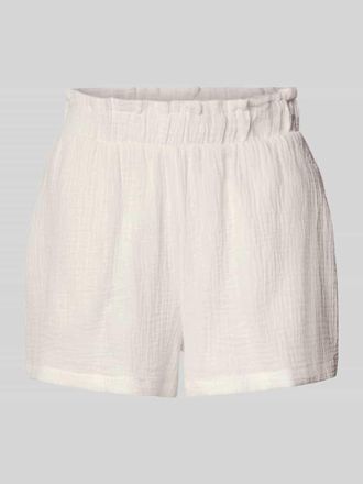 Vero Moda Loose Fit Shorts aus Baumwolle Modell NATALI in Weiss, Gr&ouml;&szlig;e XS