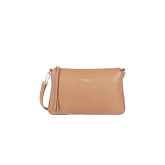 Lancaster Pochette Zipp&eacute; Dune - Dames - Clutches - Bruin - ONE Size - Leer - Tassen