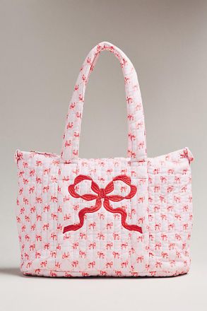 LoveShackFancy Aja Patterned Tote Bag