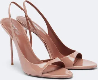 PARIS TEXAS Lidia patent leather slingback sandals