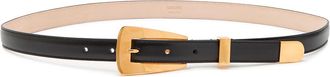 Khaite Lucca Leather Belt - Black - 90 (UK 14 / XL)