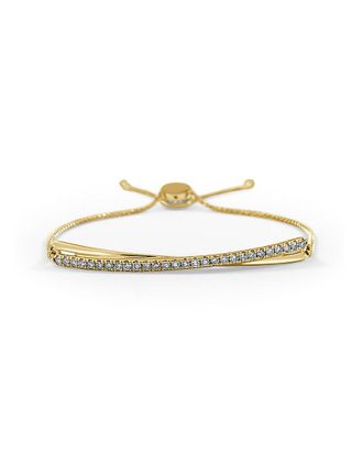 Sabrina Designs 14K 0.54 Ct. Tw. Diamond Cross-Over Adjustable Bracelet