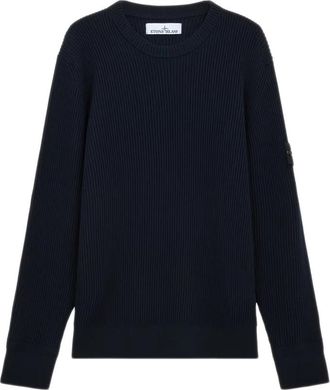 Stone Island Crew-neck Logo-patch Sweater