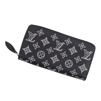 Louis Vuitton Mahina Pink Mahina Leather Long Wallet (Bi-Fold) (Pre-Owned)