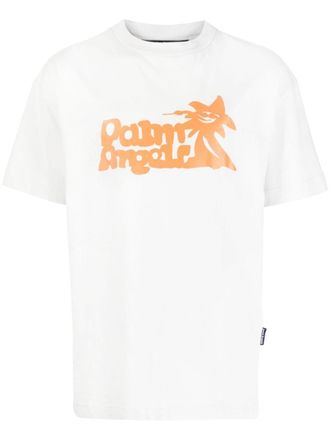 Palm Angels T-shirt Enzo con stampa - Bianco
