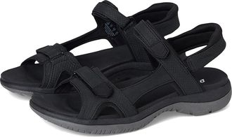 Dr. Scholls Adelyn Womens Wedge Shoes Black Faux Leather : 7.5 M, Faux Leather/Textile