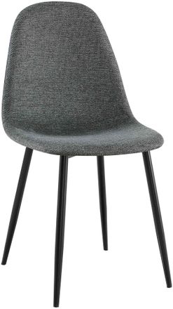 Clp Silla De Comedor Napier Gris Tela