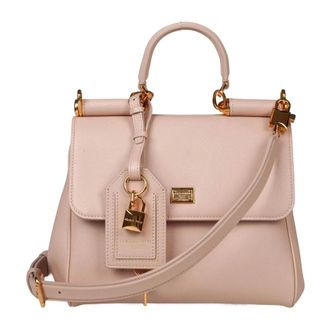 Dolce & Gabbana My Sicily Handbag - female - Dolce & Gabbana - Handbags - Pink - ONE SIZE - Bags
