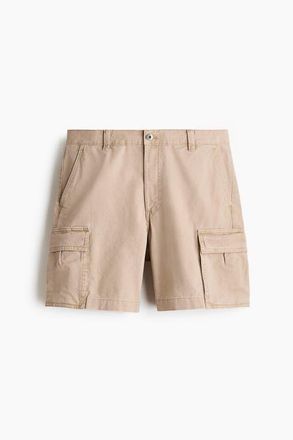 H&M Relaxed Fit Cargo Shorts in Beige at Nordstrom, Size 34