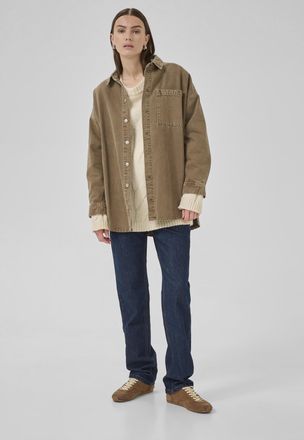 MY ESSENTIAL WARDROBE Shirt met lange mouwen MWMalo Box fit brown