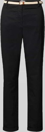 Christian Berg Casual Fit Chino mit Baumwoll-Anteil in Black, Gr&ouml;&szlig;e 34