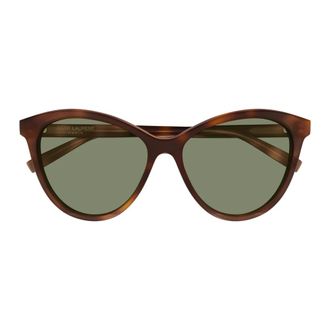 Saint Laurent Sunglasses, female, Brown, Size: 57 MM SL 456 Sunglasses