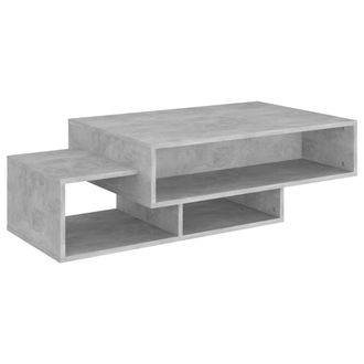 vidaXL Vidaxl - Mesa De Centro Madera De Ingenier&iacute;a Gris Hormig&oacute;n 105x55x32 Cm