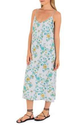 Hurley Beverly Open Back Slip Sundress in Iceland at Nordstrom, Size X-Small