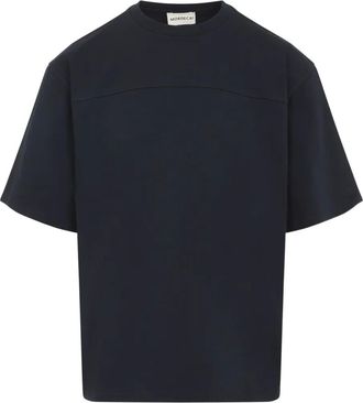 Mordecai T-shirt con dettaglio a righe in cotone - Nero
