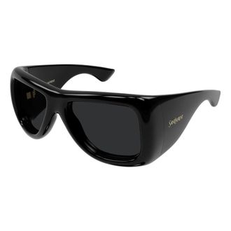Saint Laurent SL 902 Howl Zonnebril - Dames - Accessoires - Zwart - Maat: 63 MM Nylon