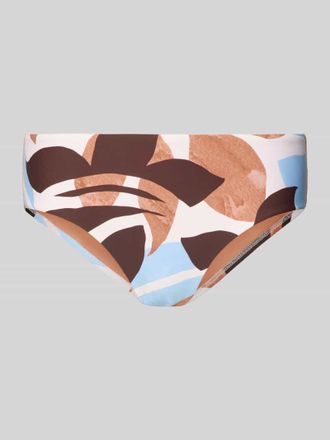 Marc O'Polo Bikini Slip mit Allover-Muster in Blau, Gr&ouml;&szlig;e XL