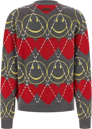 Moschino Womens Multicolor Wool Cardigan Clothing