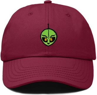 Dalix Duder Alien Dad Cap in Maroon at Nordstrom