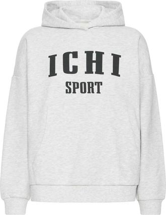 Ichi Ichi, Dames, Sweatshirts & Hoodies, Grijs, Maat: Xs/S Katoen
