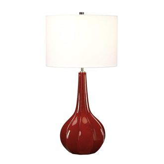 Netlighting Upton 1 Light Table Lamp E27 in Red