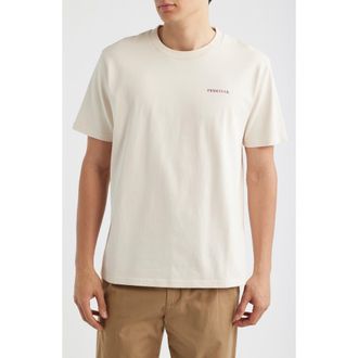 Percival Mixologist Martini Graphic T-Shirt in Cream at Nordstrom, Size Xx-Large