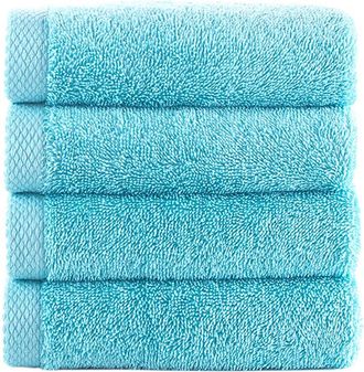 Brooks Brothers Solid Signature 4Pc Wash Towels