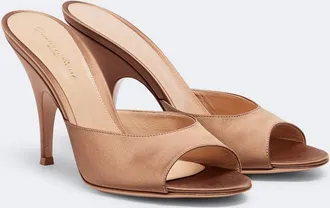 Gianvito Rossi Sofia satin mules