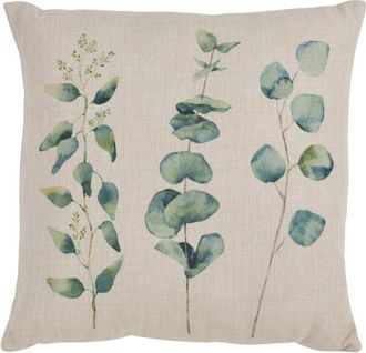 Saro Lifestyle Eucalyptus Pillow
