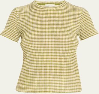 Vince Short-Sleeve Crewneck Top